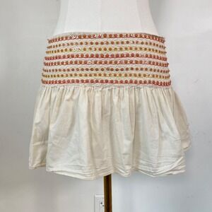 Vtg Old Navy Womens Fairy Sequin Mini Skirt Size 6 Small Preppy Festival Boho